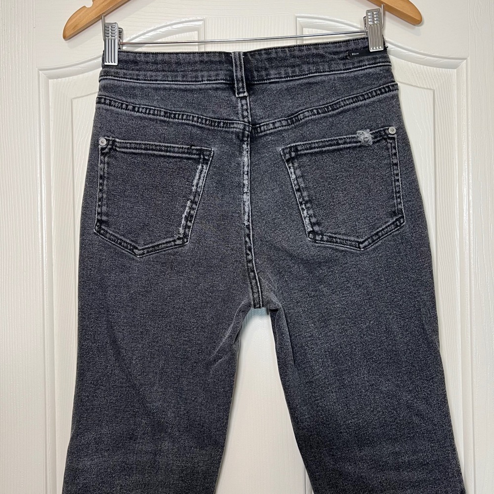 Pilcro and the Letterpress Relaxed Straight Cropped Jeans Distressed 27 - Picture 6 of 11